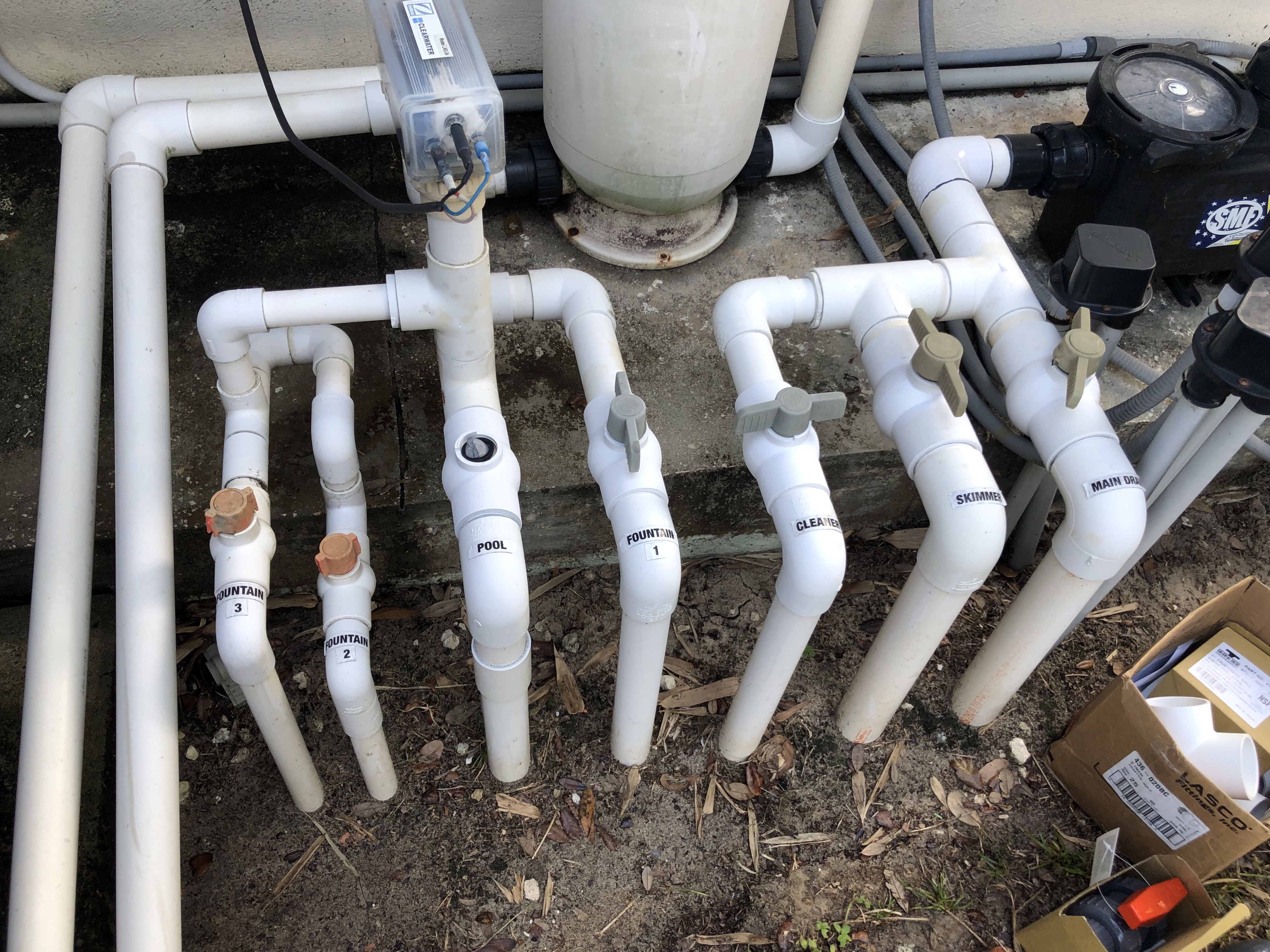 Before Fiberglass Spa Installation